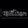 La voiture de course 1966 Ford GT40 MKII - LEGO® Technic 42223