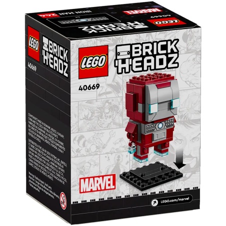 Iron Man MK5 Figure - LEGO® Brickheadz Marvel 40669