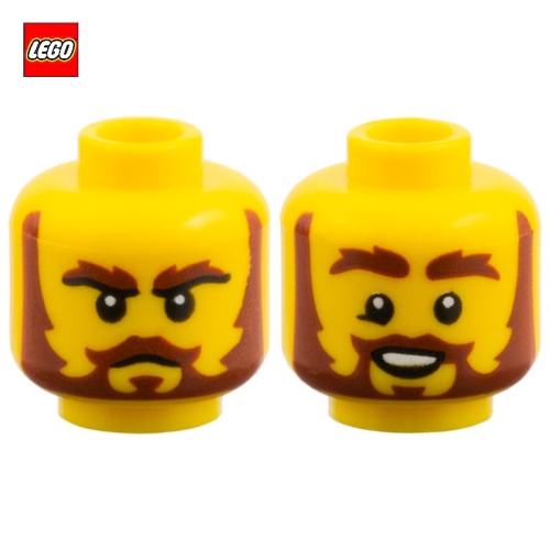 Minifigure Head (2 Sides)...