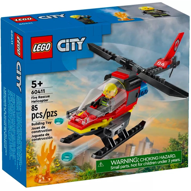 L’hélicoptère de secours des pompiers - LEGO® City 60411