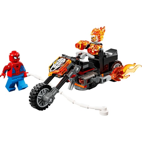 Spider-Man et sa moto contre Ghost Rider - LEGO® Marvel 76335