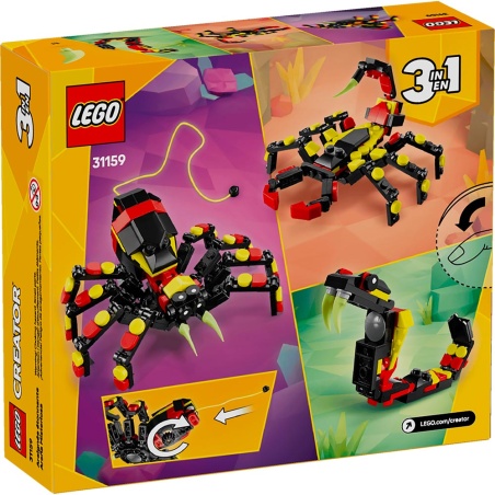 Animaux sauvages : l’araignée surprenante - LEGO® Creator 3-en-1 31159