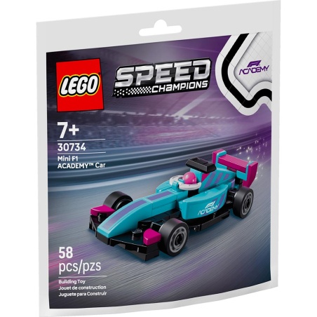 Mini F1 ACADEMY™ Race Car - Polybag LEGO® Speed Champions 30734