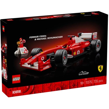 Ferrari F2004 and Michael Schumacher - LEGO® Icons 11375