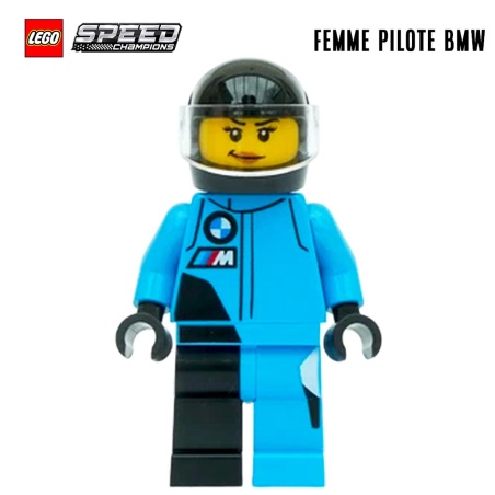 Minifigure LEGO® Speed Champions - Femme Pilote BMW