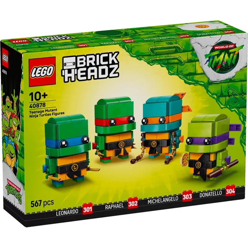 Figurines des Tortues Ninja - LEGO® BrickHeadz 40878