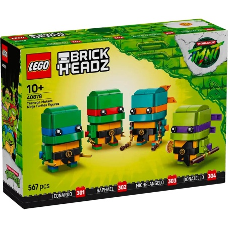 Figurines des Tortues Ninja - LEGO® BrickHeadz 40878