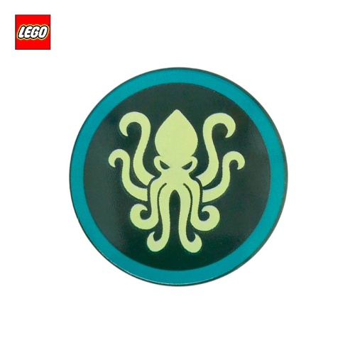 Round Shield with Kraken -...