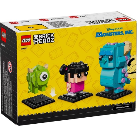 Figurines de Sulli, Bob et Bouh - LEGO® Brickheadz 40861