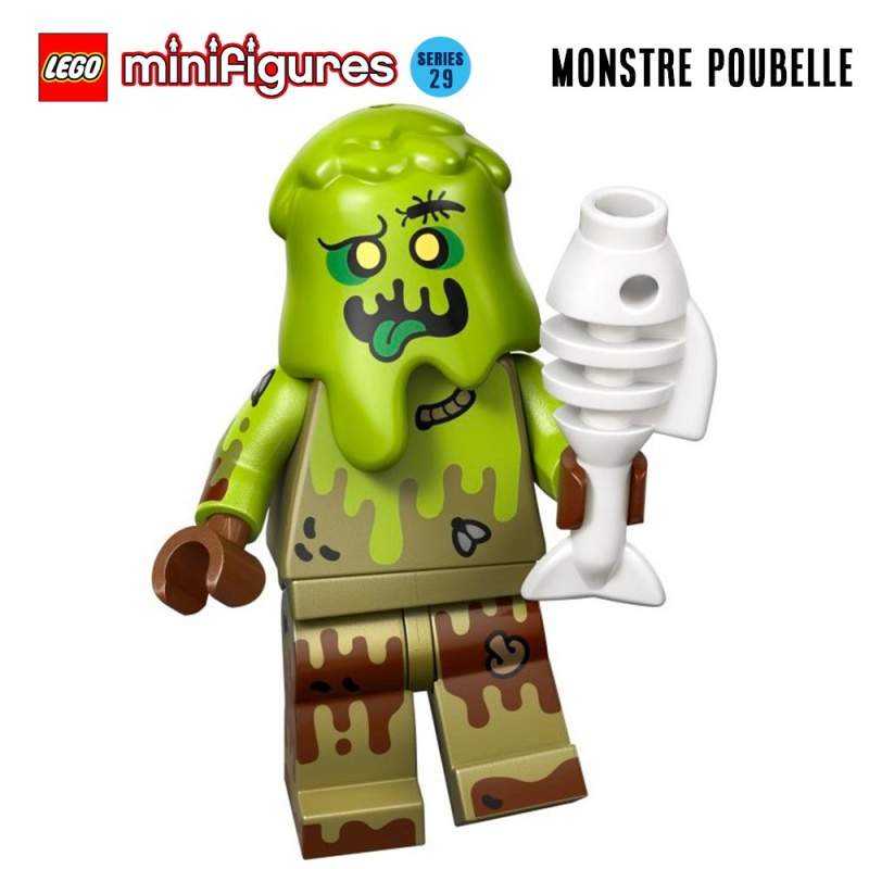 Minifigure LEGO® Série 29 - Monstre poubelle