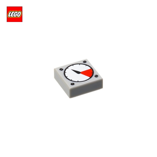 Tuile carrée 1x1 jauge à aiguille - Pièce LEGO® 83484
