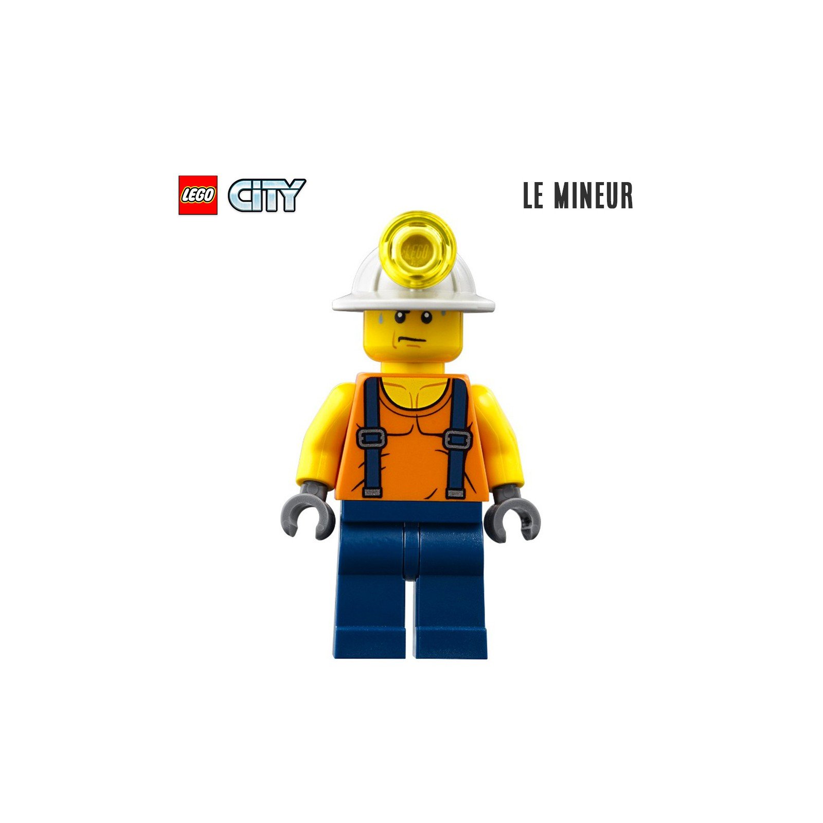 Minifigure LEGO® City - Le mineur