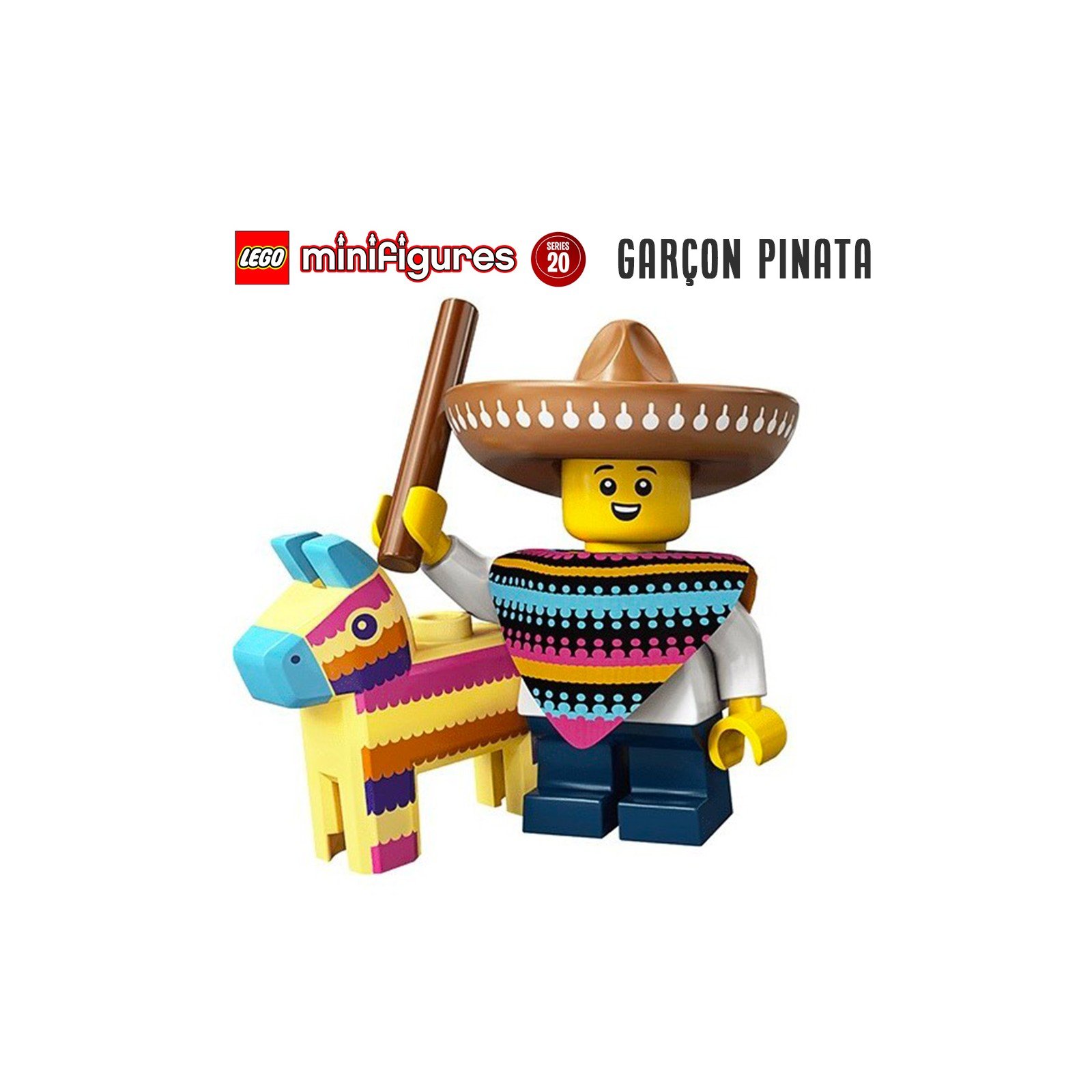 Minifigure LEGO® Série 20 - Le garçon piñata