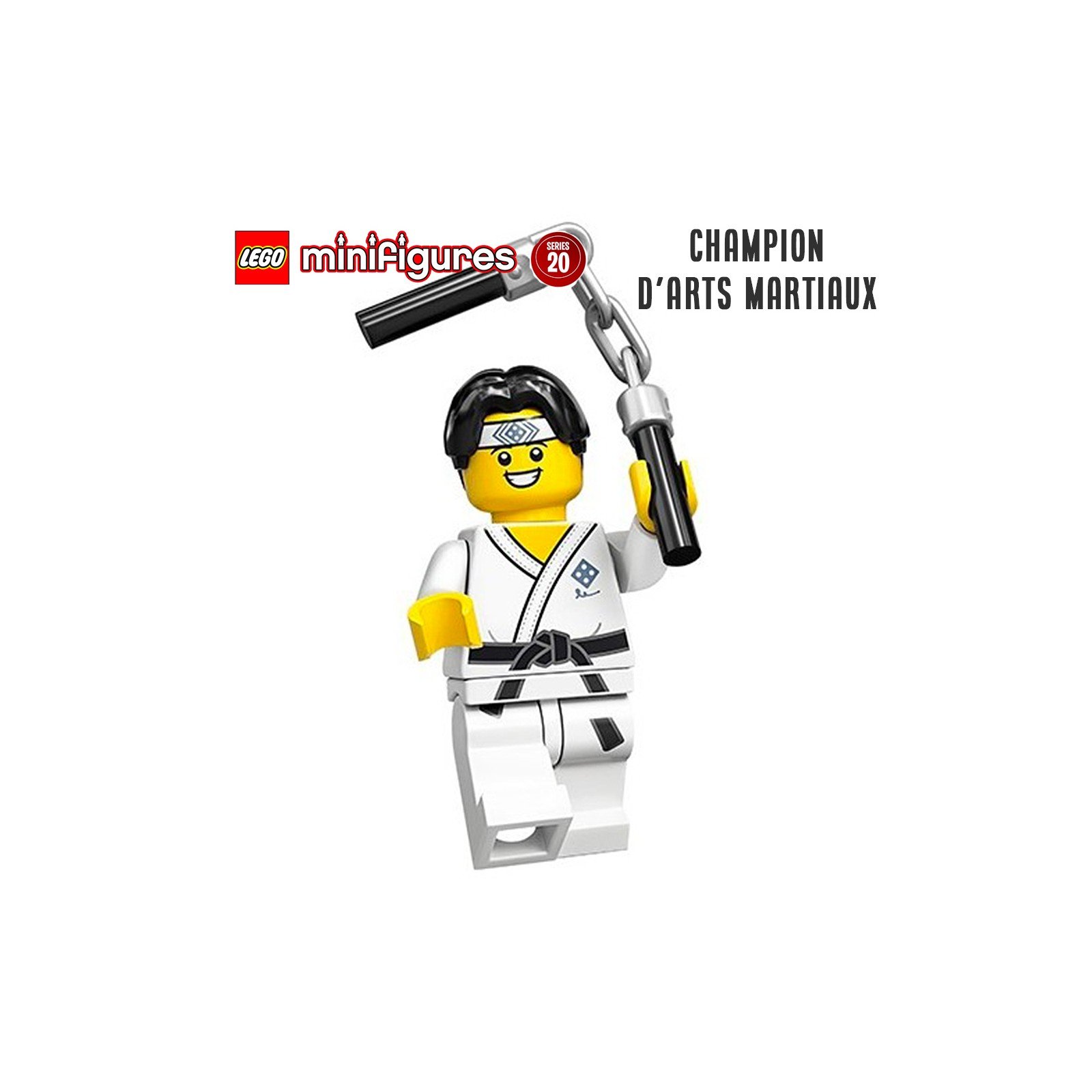 Minifigure LEGO® Série 20 - Le champion d'arts martiaux