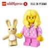 Minifigure LEGO® Série 20 - La fille en pyjama