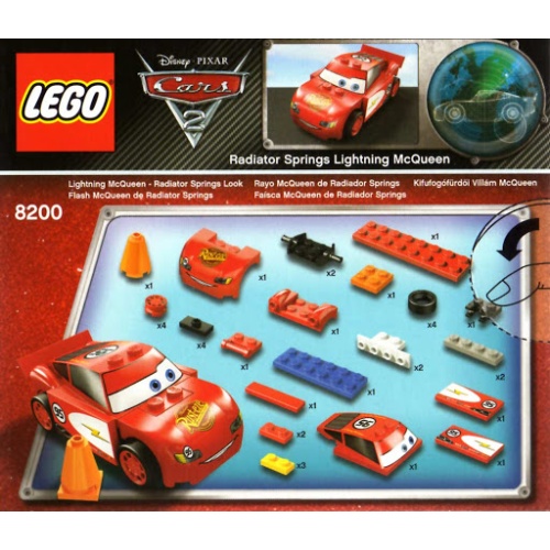 Flash McQueen - LEGO® Disney Cars 2 - 8200