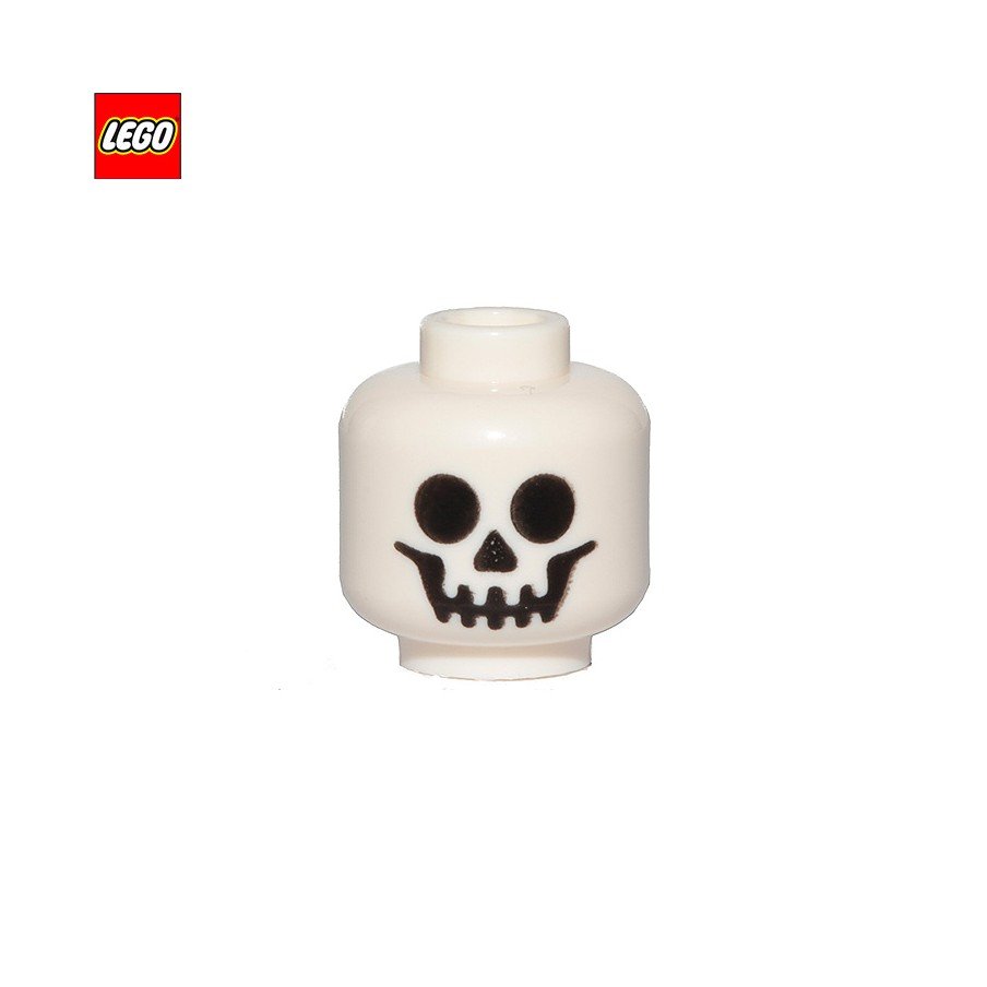 Tête de minifigurine Squelette - Pièce LEGO® 99574