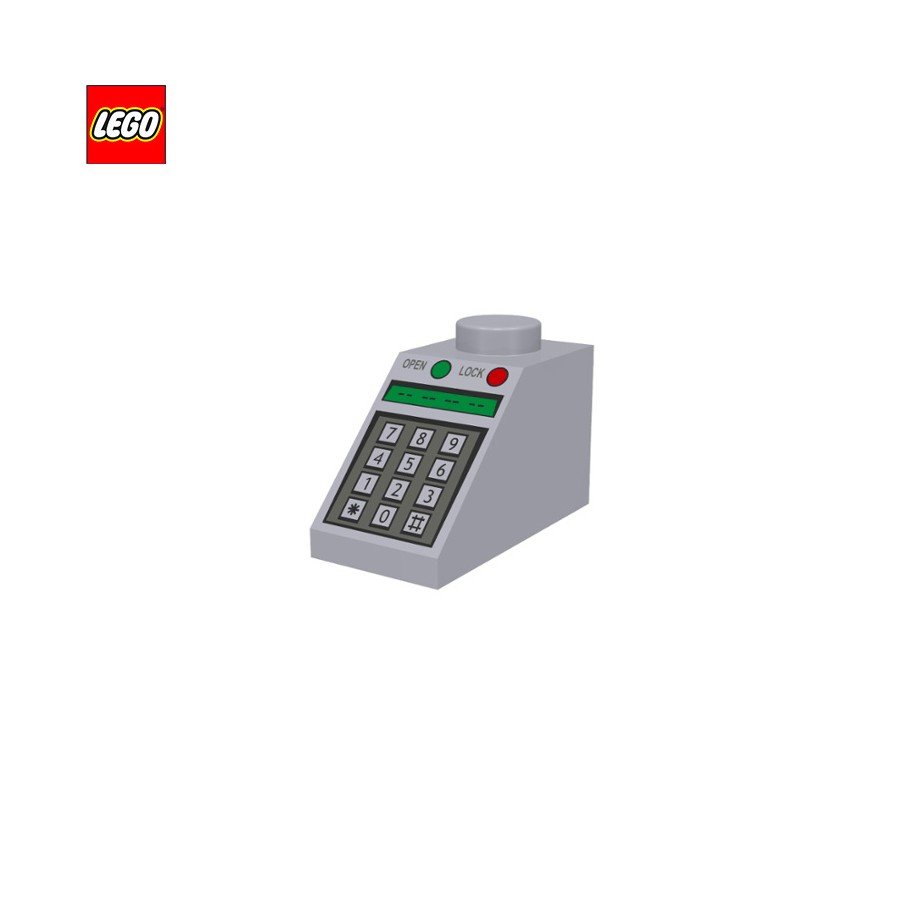 Brique inclinée 45° 2x1 Clavier - Pièce LEGO® 50344