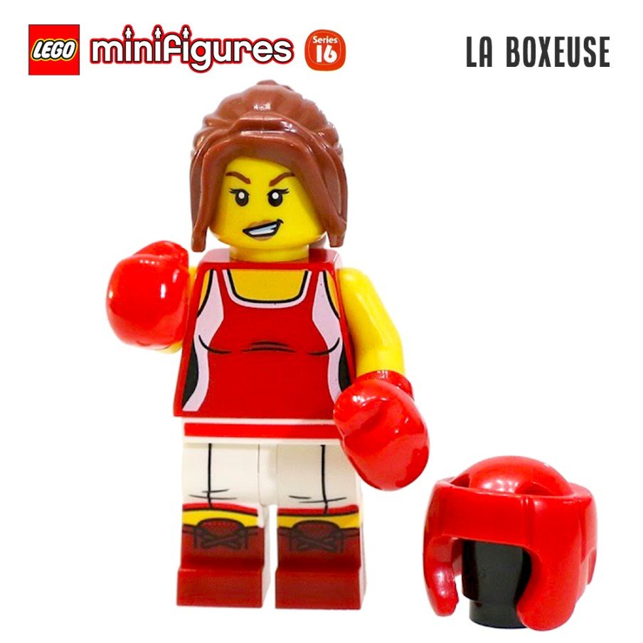 Minifigure LEGO® Série 16 - La boxeuse
