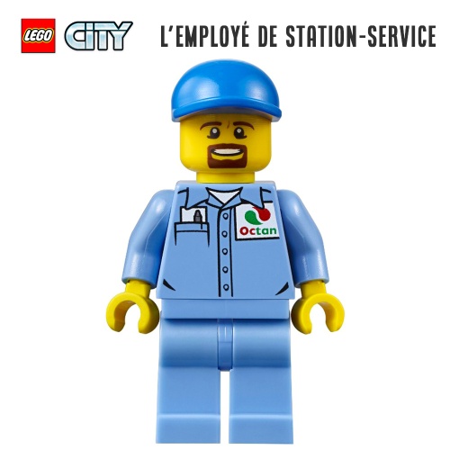 Minifigure LEGO® City - L'employé de station-service