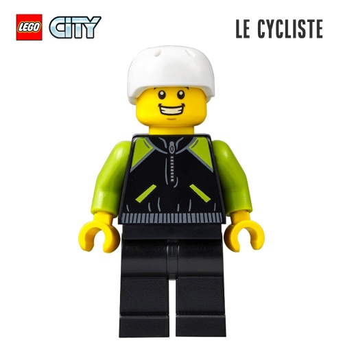 Minifigure LEGO® City - Le cycliste