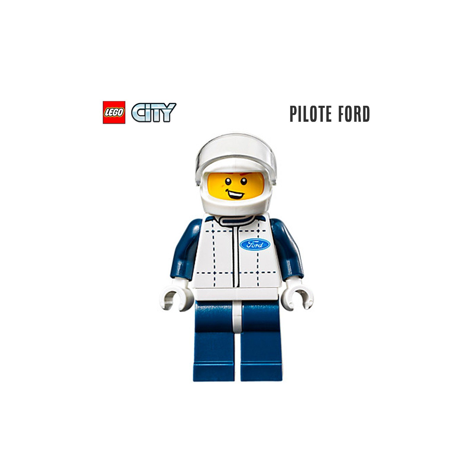 Minifigure LEGO® City - Le pilote Ford