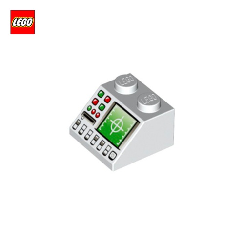 Brique inclinée 45° 2x2 écran de radar à boutons - Pièce LEGO® 46097