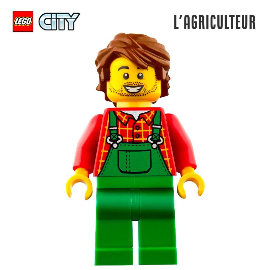 Minifigure LEGO® City - L'agriculteur