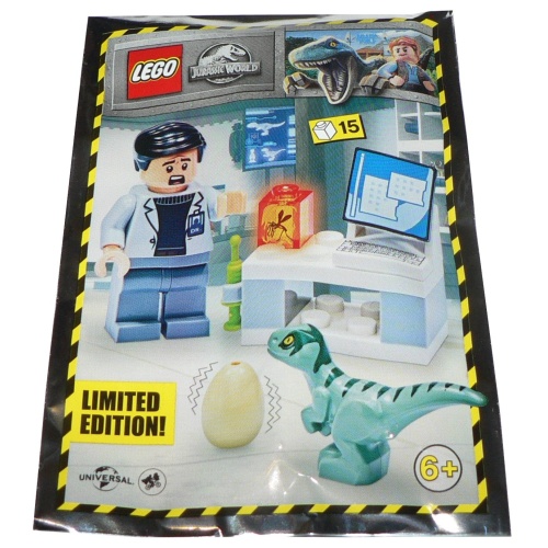 Le laboratoire du Dr. Wu - Polybag LEGO® Jurassic World 122112