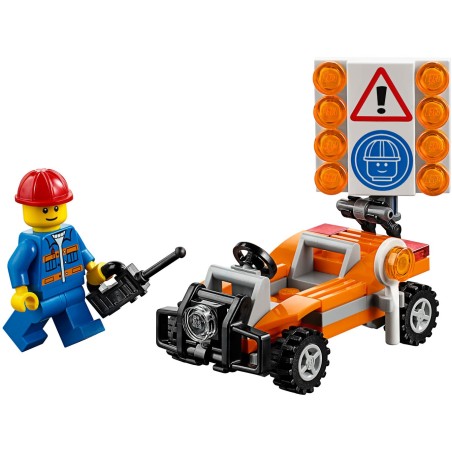 Les travaux routiers - Polybag LEGO® City 30357