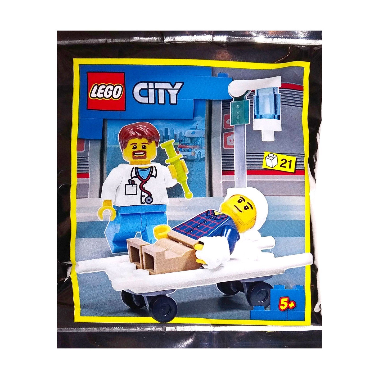 Le docteur et le patient - Polybag LEGO® City 952105