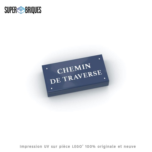 Drapeau Normandie 2x2 avec clips - Pièce LEGO® customisée - Super Briques