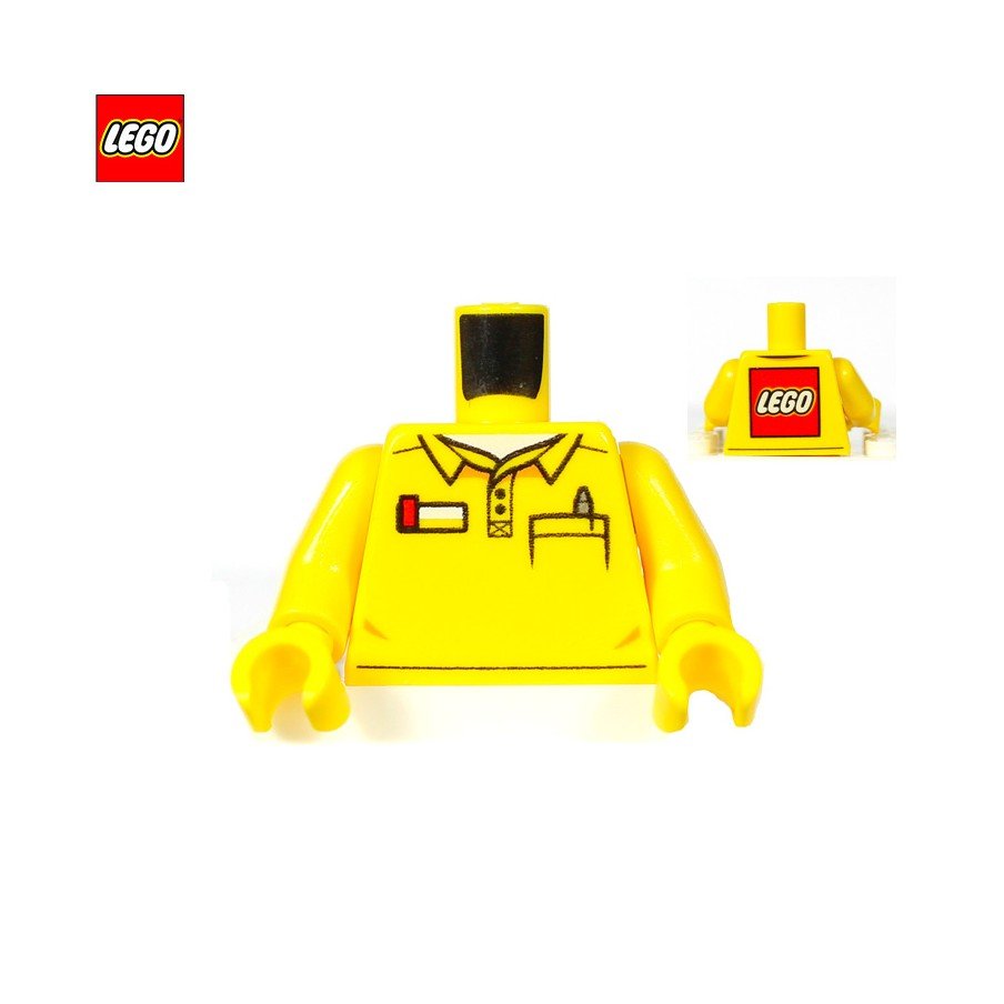 Torse (avec bras) "Employé LEGO" - Pièce LEGO® 76382