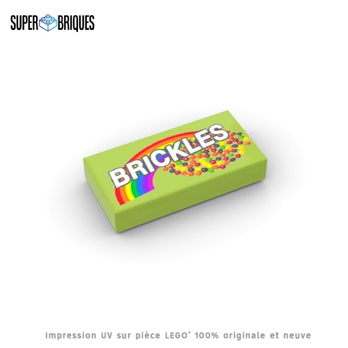 Paquet de bonbons "Brickles" 1x2 - Pièce LEGO® customisée