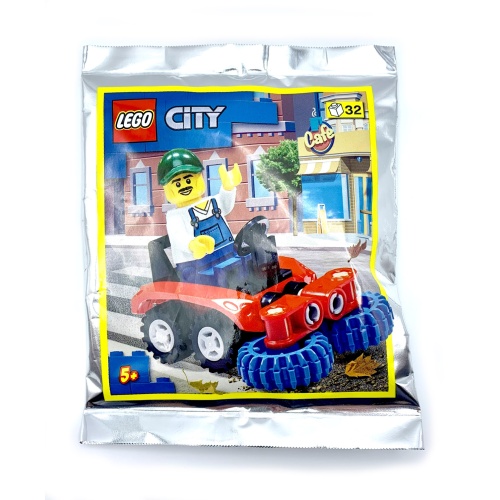 Le balayeur sur son engin - Polybag LEGO® City 952106
