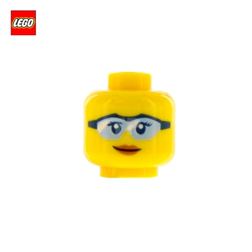 Tête de minifigurine Femme avec lunettes sport - Pièce LEGO® 29490