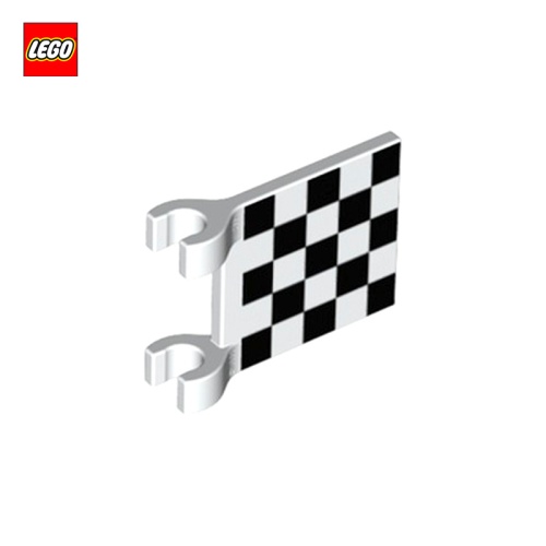 Drapeau carré 2x2 à damier (course) - Pièce LEGO® 81267