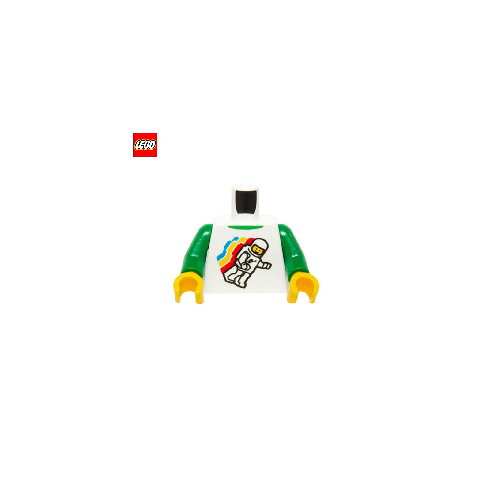 Torse (avec bras) "Astronaute" - Pièce LEGO® 76382