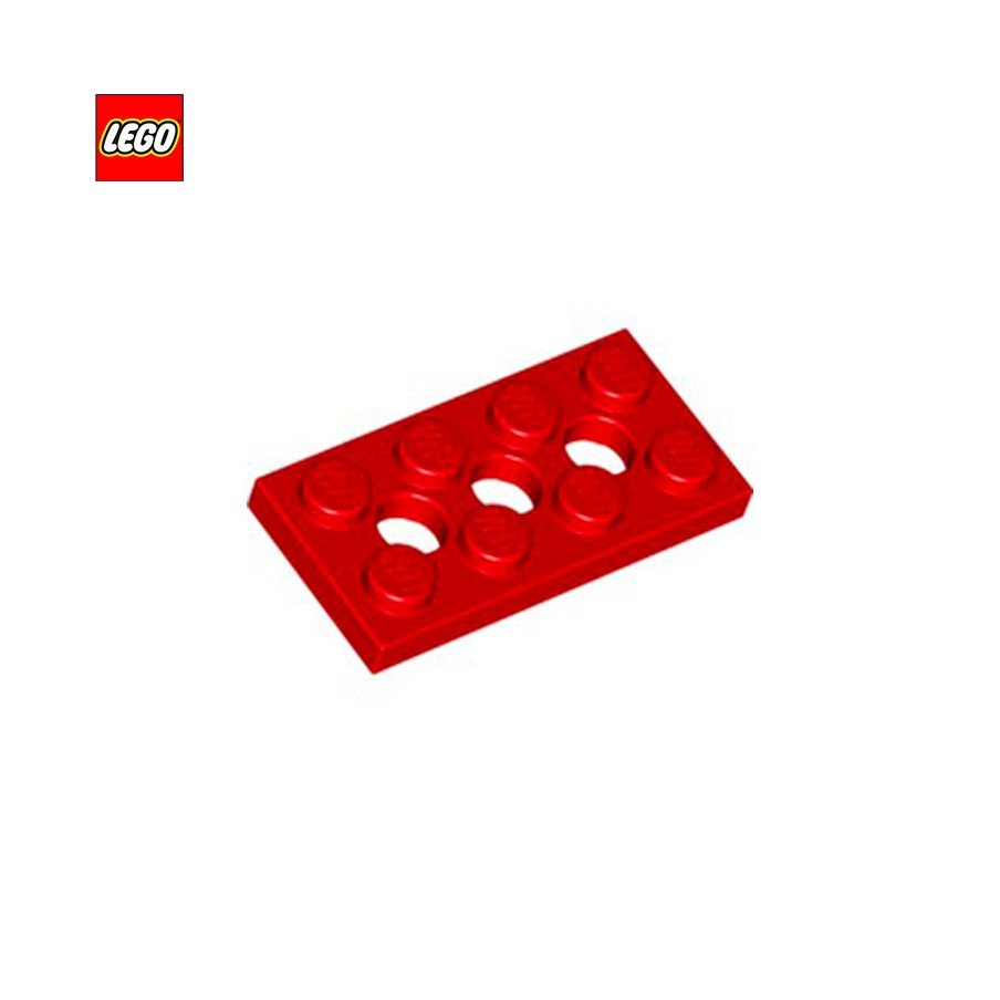 Plate Technic 2x4 avec 3 trous - Pièce LEGO® 3709b