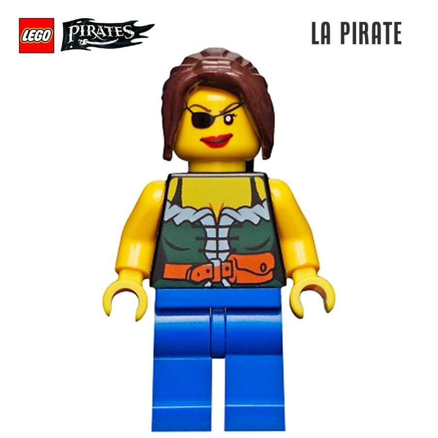 Minifigure LEGO® Pirates - Pirate Female - Super Briques