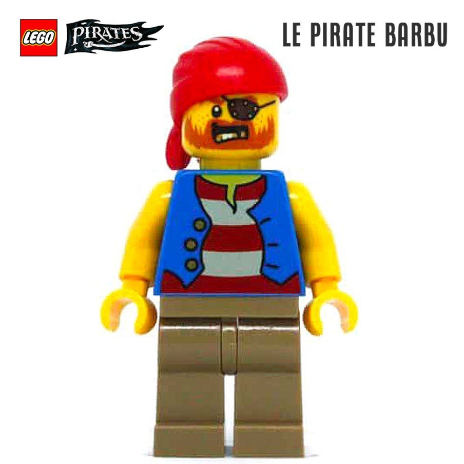 Minifigure LEGO® Pirates - Le pirate barbu