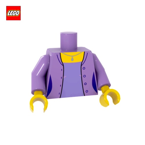 Torse (avec bras) femme avec gilet - Pièce LEGO® 76382