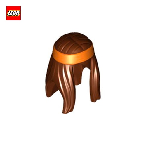 Cheveux longs avec bandeau - Pièce LEGO® 10104
