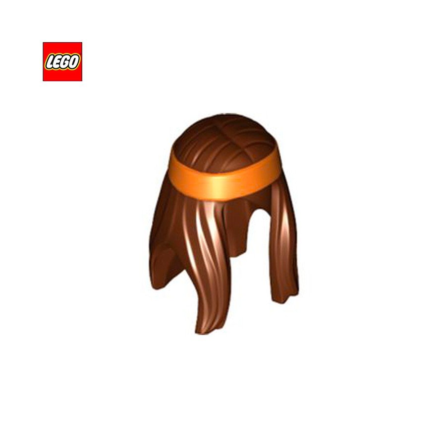 Cheveux longs avec bandeau - Pièce LEGO® 10104