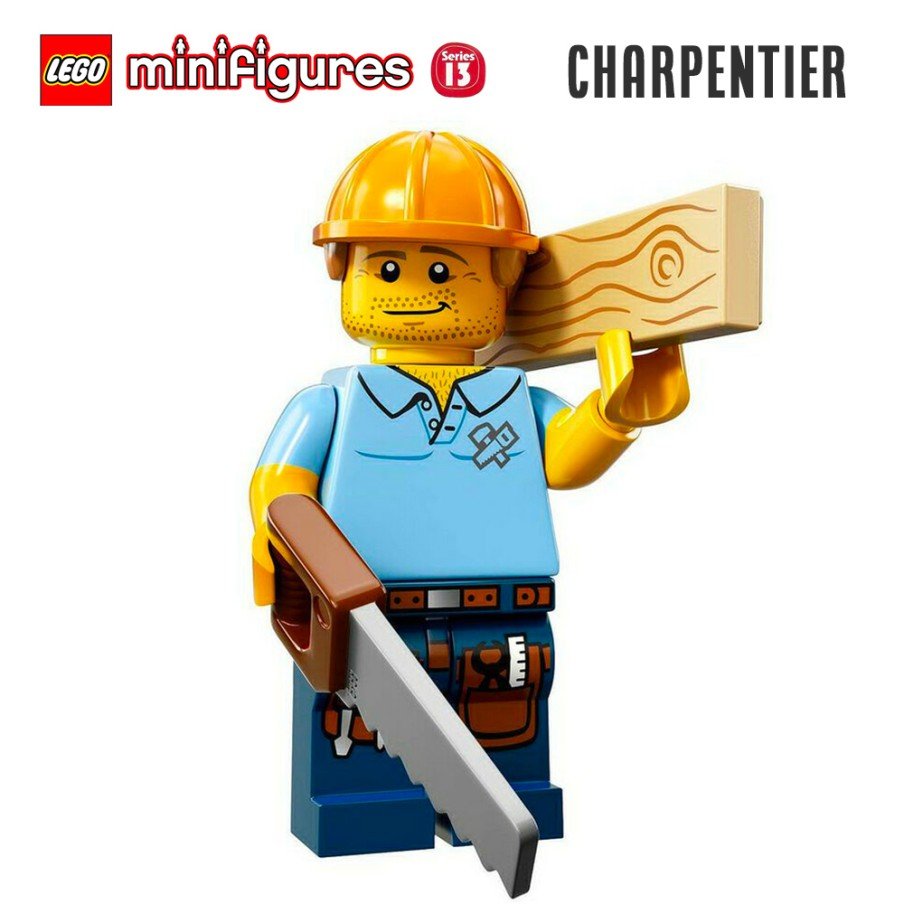 Minifigure LEGO® Série 13 - Le charpentier