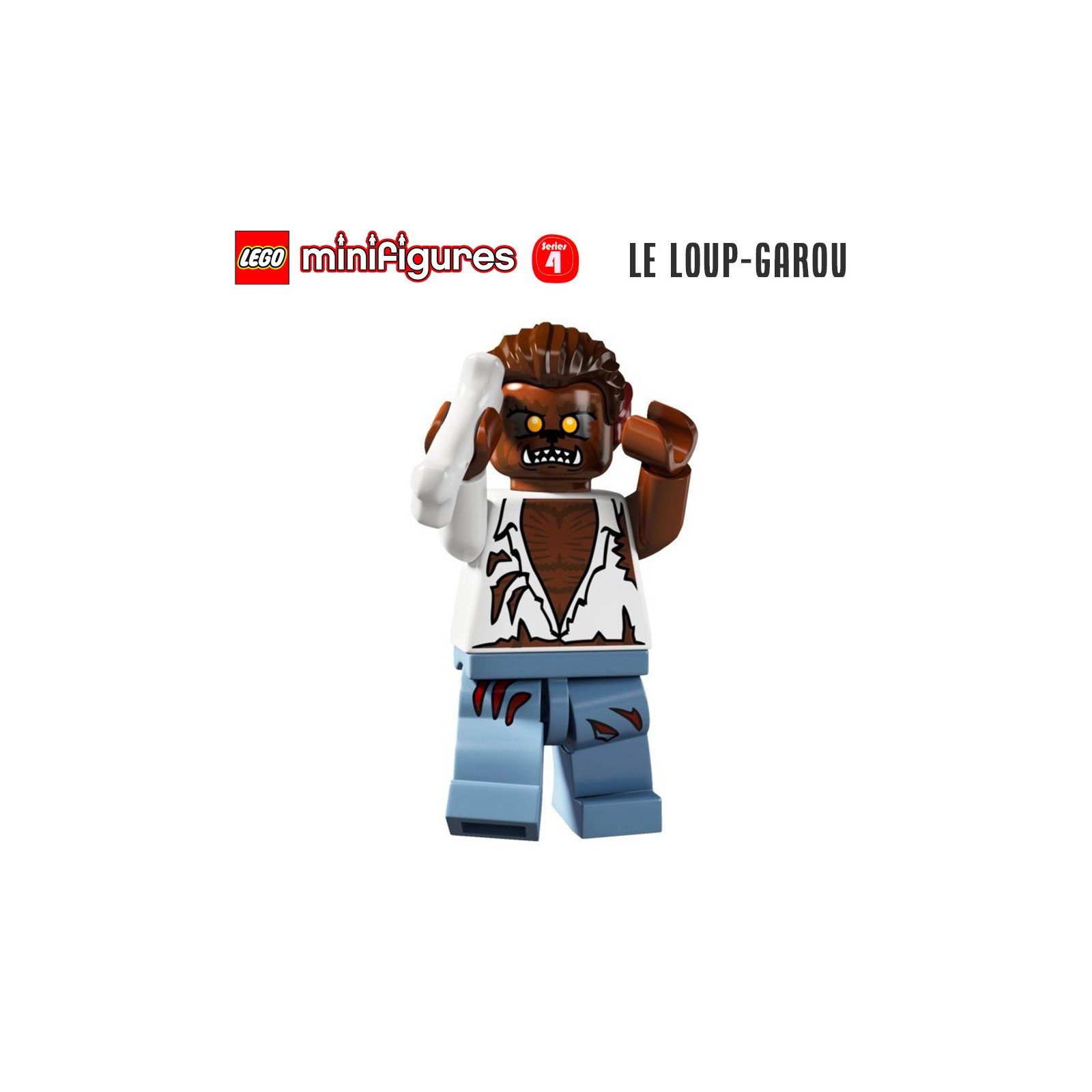 Minifigure LEGO® Série 4 - Le loup-garou Minifigure LEGO® Série 4 - Le loup-garou