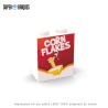 Boîte de céréales 1x2x2 "Corn Flakes" - Pièce LEGO® customisée