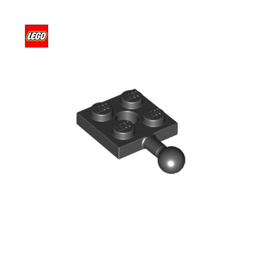 Plate trouée 2x2 avec boule - Pièce LEGO® 15456