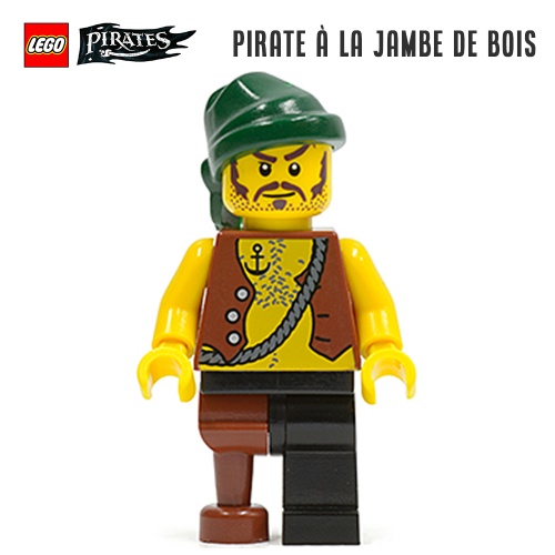Minifigure LEGO® Pirates - Le pirate à la jambe de bois