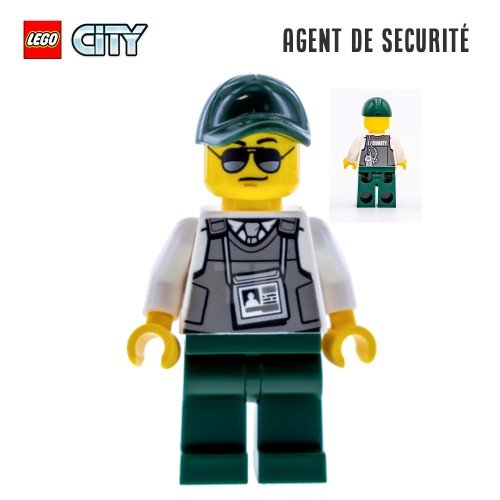 Minifigure LEGO® City - L'agent de sécurité
